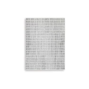 Turinwith 5'3" x 7' Area Rug In Ivory and Black