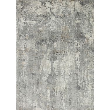 Turkish Stella Design Area Rug- 9' 6" x 13' 6" In Light Grey