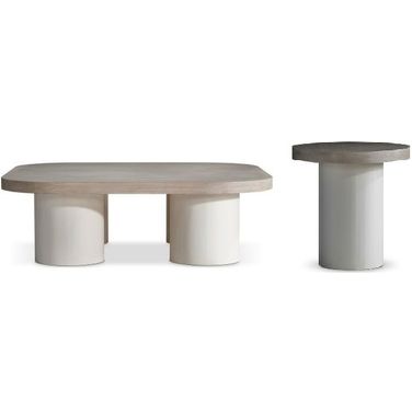 Turo Occasional Table Set In Bone