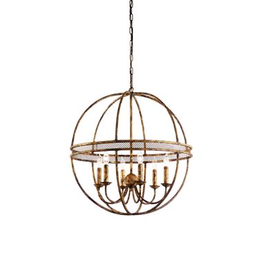 Tuscan Chandelier In Gold