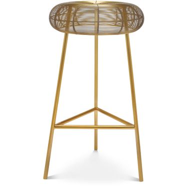 Tuscany Metal Counter Stool In Gold