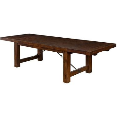 Tuscany Vintage Mocha Extendable Rectangular Dining Table