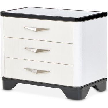 Tuxedo Large Nightstand In Piano Keyboard