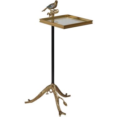 Tweet Accent Table In Brass
