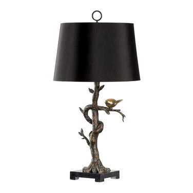 Tweet Lamp In Brown