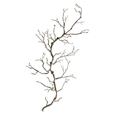 Twig Wall Art In Nickel