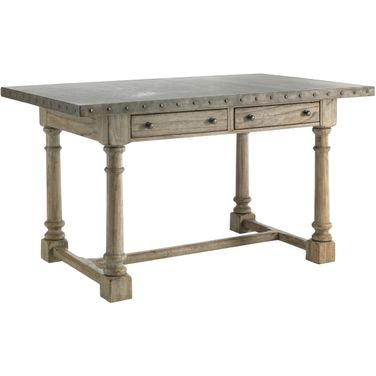 Twilight Bay Shelter Island Bistro Table In Driftwood