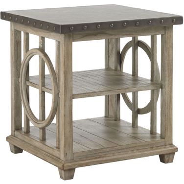 Twilight Bay Wyatt Lamp Table In Driftwood