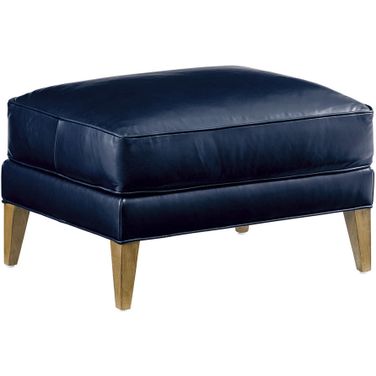 Twin Palms Coconut Grove Leather Ottoman