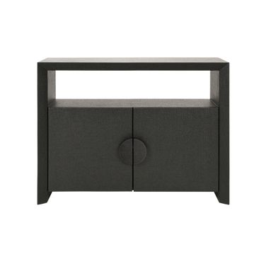 Two Door Console In Black