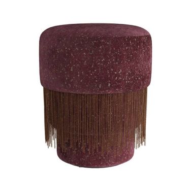 Twyla Ottoman In Bordeaux