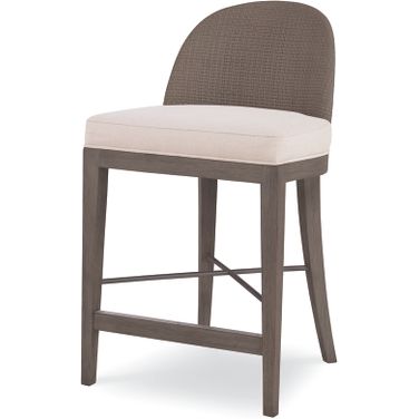 Tybee Counter Stool In Mink and Flax