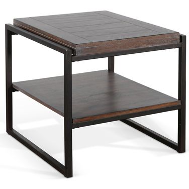 Tyler End Table In Dark Brown