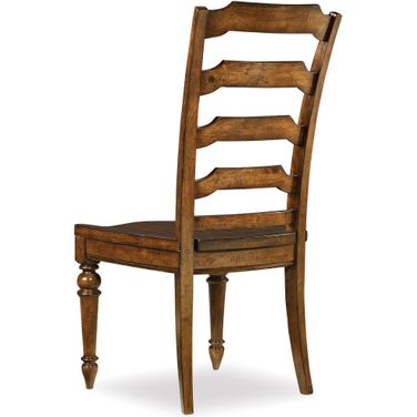 Tynecastle Medium Wood Ladderback Side Chair Set of 2