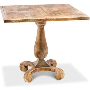 U021-01 Antique Oak Bistro Table