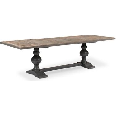 U022-As Gray Rectangular Dining Table