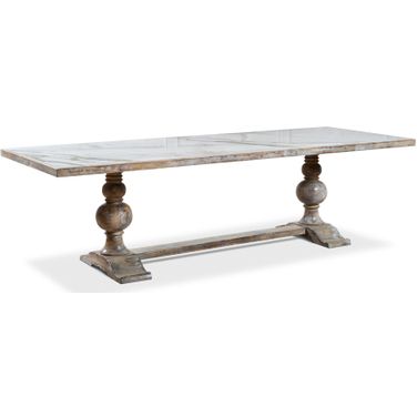 U188-As Gray Rectangular Dining Table