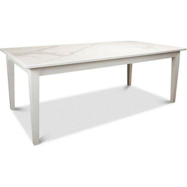 U223-As08 White Extendable Dining Table