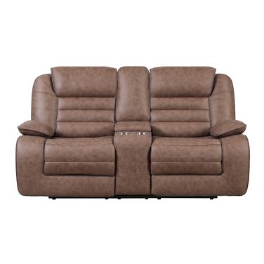 U2250 Console Reclining Loveseat In Brown