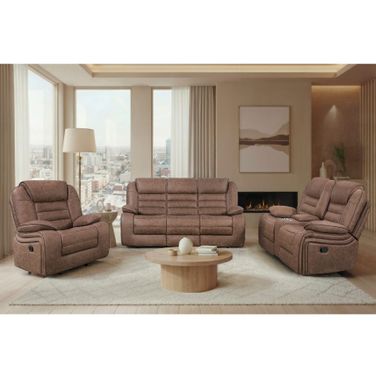 U2250 Reclining Living Room Set In Brown