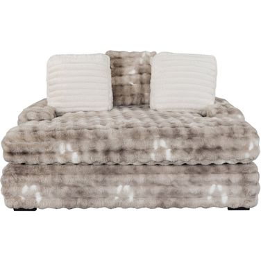 U8292 Lounger Sofa with USB In Grey