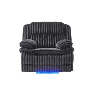 U8686 Power Recliner with LED In Black