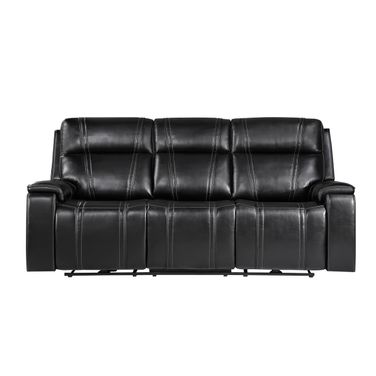 U8880 Leather Power Reclining Sofa In Black