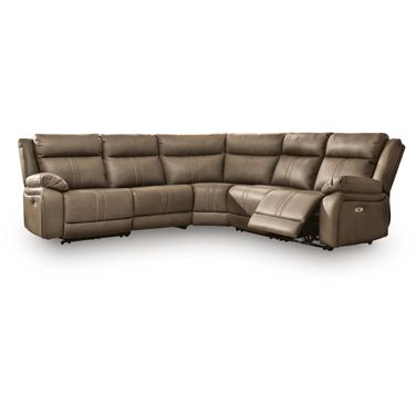 Ultra-Max 5-Piece Power Reclining Sectional In Biscotti