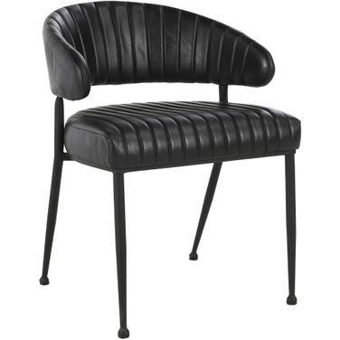 Umbria Dining Chair In Jet Black