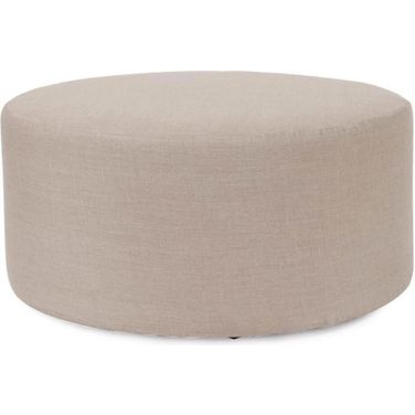 Universal 36 Inch Round Linen Slub In Natural
