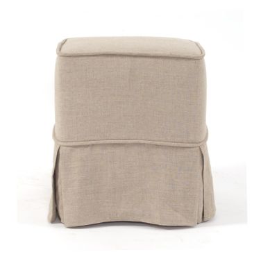 Universal Cube Cover Linen Slub - Skirted (Cover Only) In Natural