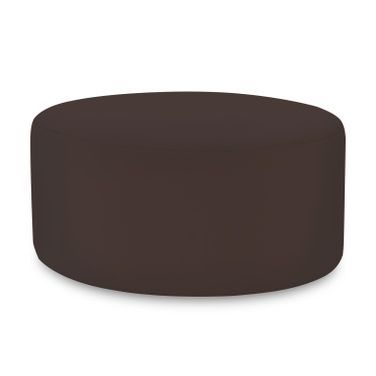 Universal Round Ottoman Cover Seascape (Cover Only) In Chocolate