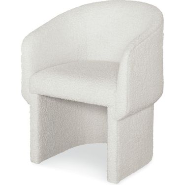 Upholstered Dining Chair In Off White