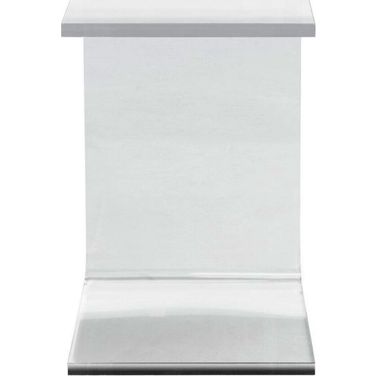 Upton Acrylic Side Table in Clear