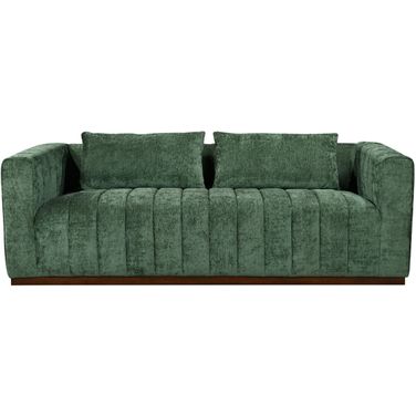 Upton Sofa With 2 Toss Pillows In Cypress Green