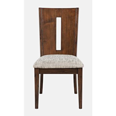 Urban Icon Slotback Upholstered Dining Chair Set of 2 In Merlot