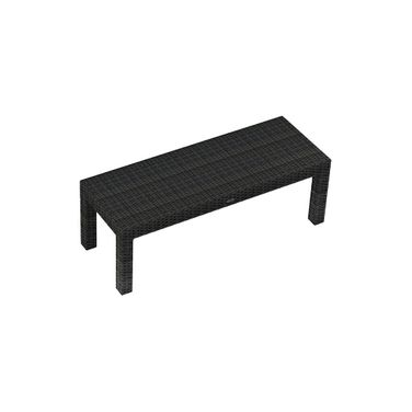Urbana 2-Seater Dining Bench In Coffee Bean
