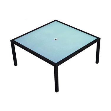 Urbana 59 Inch Square Dining Table In Coffee Bean