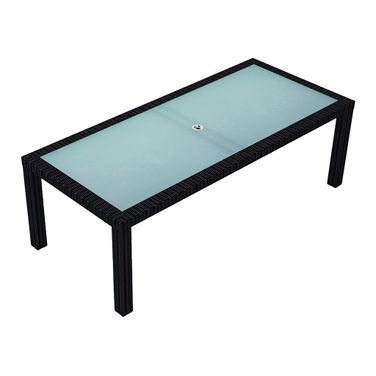 Urbana 79 Inch Rectangular Dining Table In Coffee Bean