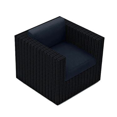 Urbana Swivel Glider In Spectrum Indigo and Coffee Bean