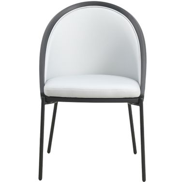 Urbane Modern Dining Chair In Light Grey