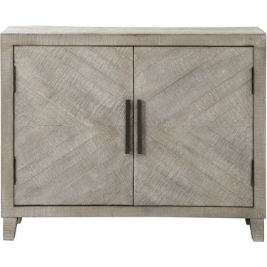 Uttermost Adalind White Washed Accent Cabinet
