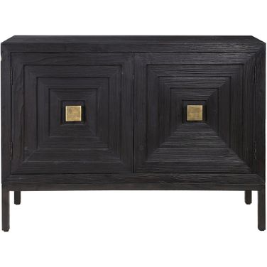 Uttermost Aiken Dark Walnut 2 Door Cabinet