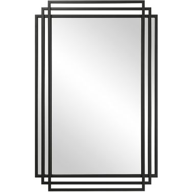 Uttermost Amherst Black Iron Mirror