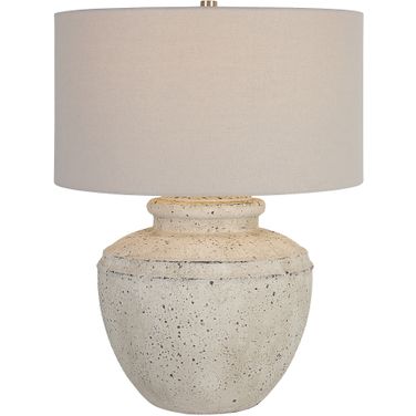 Uttermost Artifact Aged Stone Table Lamp