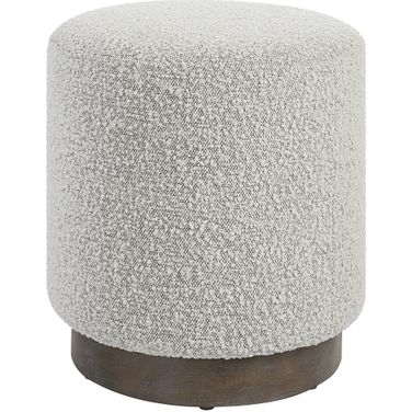 Uttermost Avila Light Gray Ottoman