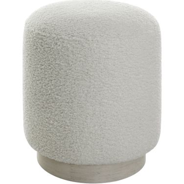 Uttermost Avila White Ottoman