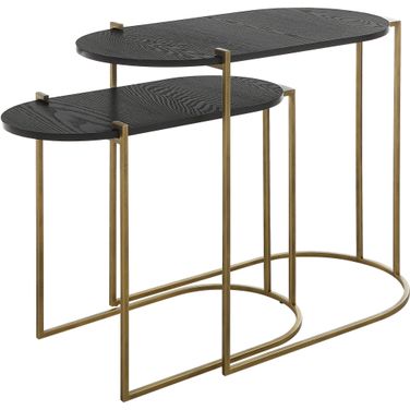 Uttermost Aztec Wood Nesting Tables Set Of 2