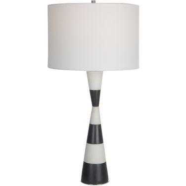 Uttermost Bandeau Banded Stone Table Lamp