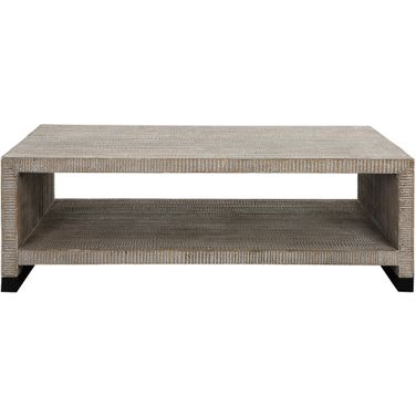 Uttermost Bosk White Washed Coffee Table